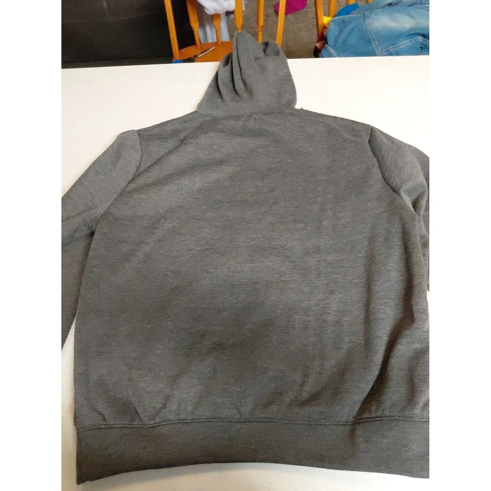 American Legends Sweatshirt Men’s XL Gray Hooded Faith Family Flag Freedom